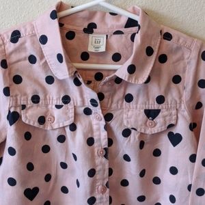 Girls Gap Button Down Shirt